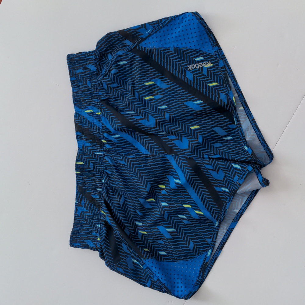 Reebok Running Athletic Shorts Electric Blue size Large